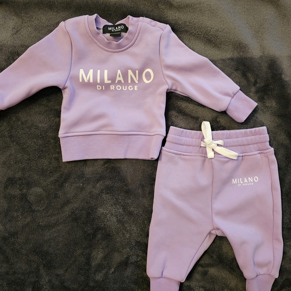 Milano Di Rouge Lux Baby Signature Sweatsuit